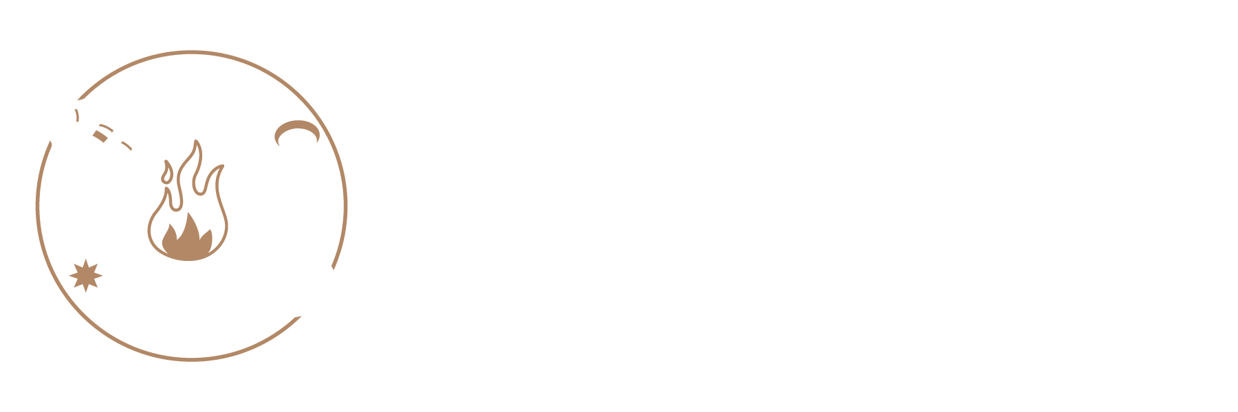 The Vonk Pottery Logo in White